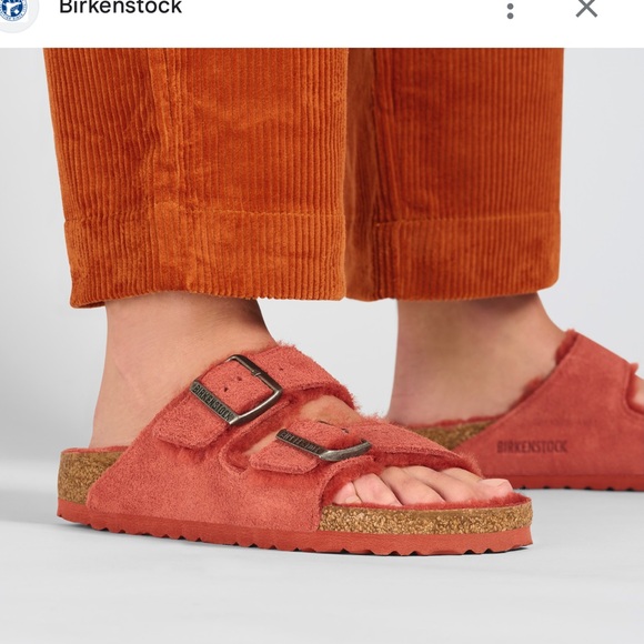 New in box Birkenstock sienna red Arizona sandals - Picture 5 of 11